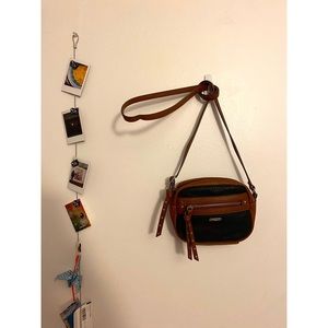 Brown and Black Purse